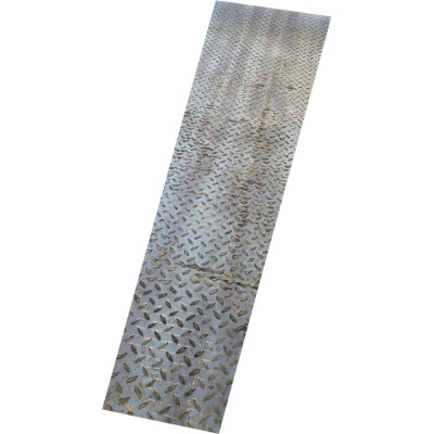 Лист рифленый чечевич ст3сп МЕТАЛЛСЕРВИС гост 8568-77 2.5x1200x300 мм 1235444