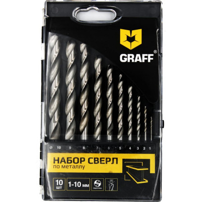 Набор сверл по металлу GRAFF 8101