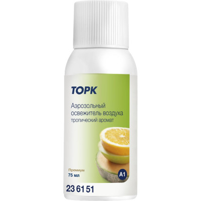 TORK Аэрозольный освежитель воздуха арт 236151 75 мл, тропический А1 25624