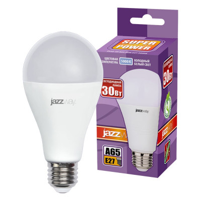 Jazzway Лампа PLED- SP A65 30w E27 5000K 230/50 5019720