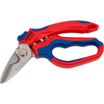 Knipex Ножницы электрика угловые, обжим концевых гильз: 0.5–6 мм? и 10–25 мм?, 160 мм, нерж, 2-комп ручки, SB KN-950520SB