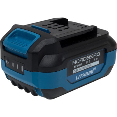 NORDBERG Аккумулятор, Li-ion, 20 В, 4 Ач для NE810K, NE108K, NE307K NE9004