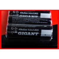 Gigant Батарейка Alkaline ААА/LR03 блистер 12 шт. GBA-3A-12