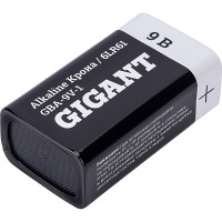 Gigant Батарейка Alkaline Крона/6LR61 блистер 1 шт. GBA-9V-1