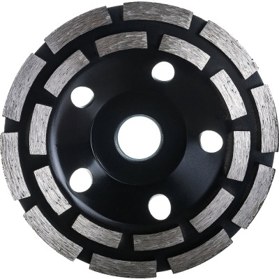 Gigant алмазная чашка 2-х рядный сегмент 125x22,23 G100-014