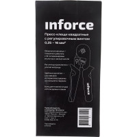 Inforce Пресс-клещи квадратные с регулировочным винтом 0,2 – 16 мм? 06-19-13