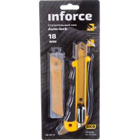 Inforce Строительный нож Auto-lock 18 мм 06-02-16