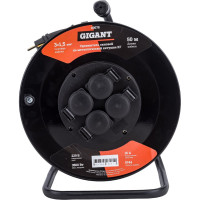 Gigant Удлинитель силовой на металлической катушке КГ 3x1,5 50 м 80078