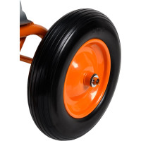 Gigant Тачка строительная двухколесная 110л, 200 кг литые ПУ колеса GX-03