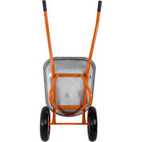 Gigant Тачка строительная двухколесная 110л, 200 кг литые ПУ колеса GX-03