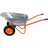 Gigant Тачка строительная двухколесная 110л, 200 кг литые ПУ колеса GX-03