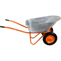 Gigant Тачка строительная двухколесная 110л, 200 кг литые ПУ колеса GX-03
