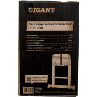 Gigant Лестница телескопическая 2.9м LT-01 1x10