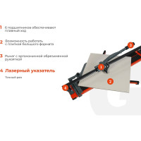Gigant Professional Плиткорез рельсовый серия Laser PTC-1000L