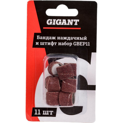 Gigant Бандаж наждачный 11 шт, 12,7x12,8 GBEP11