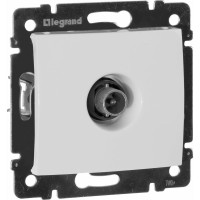 Розетка Legrand TV (телевизионная) Legrand Valena оконечная белый 694276
