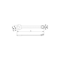 Комбинированный ключ THORVIK CW00006 6 мм 52020