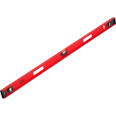 Алюминиевый уровень MATRIX Рельс 1200 мм, 3 глазка, усиленный 34012