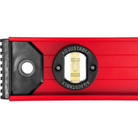 Алюминиевый уровень MATRIX Рельс 1200 мм, 3 глазка, усиленный 34012