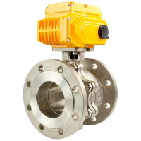 Шаровой кран DN.ru КШФП.316.200 Ду80 Ру16 с электроприводом QT-010 220В D160-02118