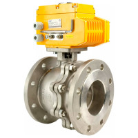 Шаровой кран DN.ru КШФП.316.200 Ду80 Ру16 с электроприводом QT-010 220В D160-02118