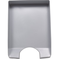 Горизонтальный лоток ОСКОЛПЛАСТ КЛАССИКА серый 204-04