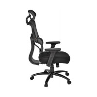 Кресло для руководителя Easy Chair 647 TTW черное, сетка/ткань, пластик 716239