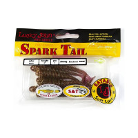 Съедобные искусственные виброхвосты LUCKY JOHN LJ Pro Series Spark Tail 3,0in, цвет S14, 7шт. 140167-S14