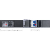 Блок розеток Cabeus вертикальный, 10 розеток IEC 320 C19, 20 розеток IEC 320 C13, 32А PDU-32-10C19-20C13-B-T