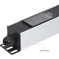 Блок розеток Cabeus вертикальный, 10 розеток IEC 320 C19, 20 розеток IEC 320 C13, 32А PDU-32-10C19-20C13-B-T