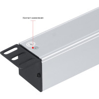 Блок розеток Cabeus вертикальный, 10 розеток IEC 320 C19, 20 розеток IEC 320 C13, 32А PDU-32-10C19-20C13-B-T
