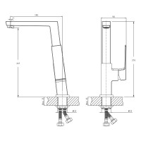 Смеситель для кухни Haiba HB70191