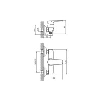 Смеситель для душа Haiba HB20563