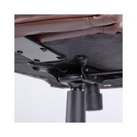 Кресло руководителя Helmi HL-E03 Accept, экокожа коричневая 274818