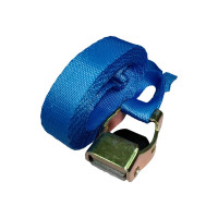 Стяжной ремень с пружинным замком UVE 600 daN, 3 м, 25 мм, синий RS-25-600-3-blue