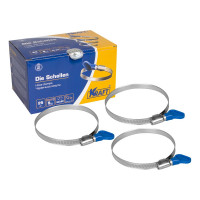 Хомут с ключом KRAFT 60-80 мм, уп. 25 шт. KT 880510
