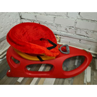 Санки с сиденьем и матрасиком Asplast 2KIDS красные 2K-103-005