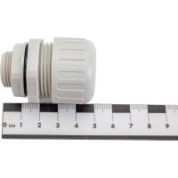 Усиленная вводная муфта Промрукав IP68 для гофрированных труб серая ВМУ-ГТ-20 М20 1 шт PR08.3273