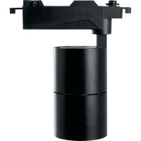 Светодиодный трековый 3хфазный светильник FERON AL103 на шинопровод 40W 4000K черный, 41604