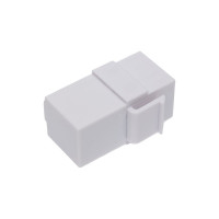 Модуль LANMASTER Keystone, USB 3.0, тип A, мама-мама, 90 градусов, белый LAN-OK-USB30-AA/V-WH