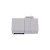Модуль LANMASTER Keystone, USB 3.0, тип A, мама-мама, 90 градусов, белый LAN-OK-USB30-AA/V-WH