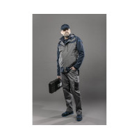 Непромокаемая куртка HOEGERT TECHNIK TANGER, темно-синий/серый, р.XL/54 HT5K248-XL