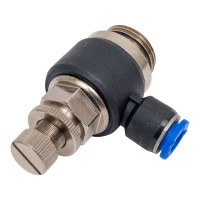 Дроссель с обратным клапаном 8 мм G1/2" CDC Pneumatics NSC 08G04