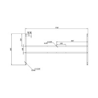 Сварной каркас для акриловой ванны Aquanet Grenada 180x90 00140175