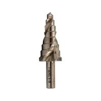 Сверло ступенчатое спиральное в блистере (6-18 мм; HSS M2) Forsage F-44745S 49040