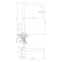 Смеситель для кухни OLIVE'S SEVILLA 20432SV