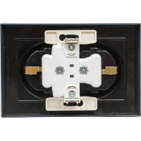 Розетка Systeme Electric AtlasDesign Изумруд с/з двойная, 16А, в сборе SE ATN000824