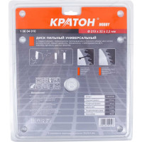 диск пильный универсальный Кратон HOBBY 210x32 мм 80 Т 1 06 04 010