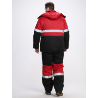 Зимний костюм Факел Профи-Норд черный/красный, р. 52-54; 170-176 87480132.005