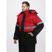 Зимний костюм Факел Профи-Норд черный/красный, р. 52-54; 170-176 87480132.005